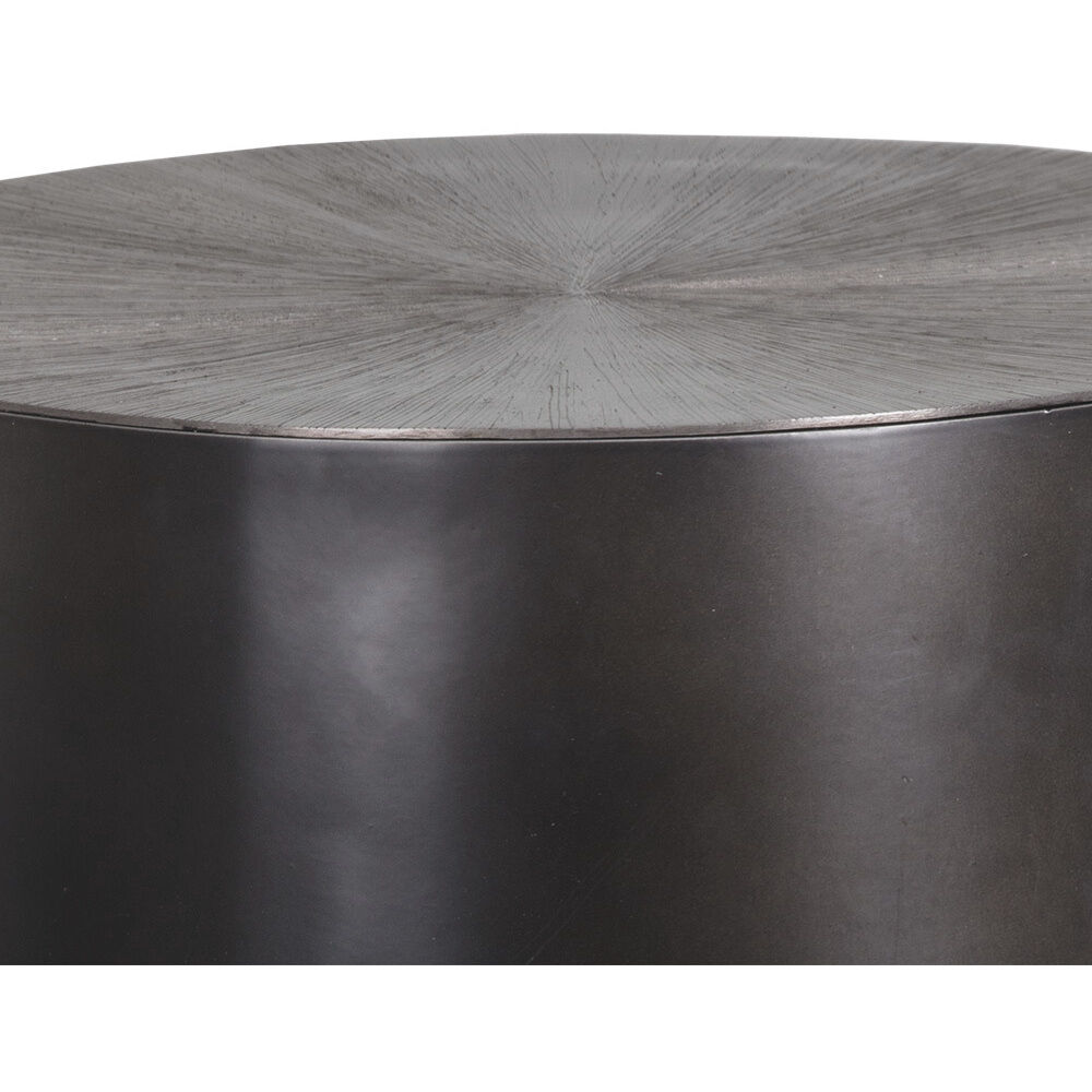 Creed 18.5 X 17.5 inch Gunmetal End Table